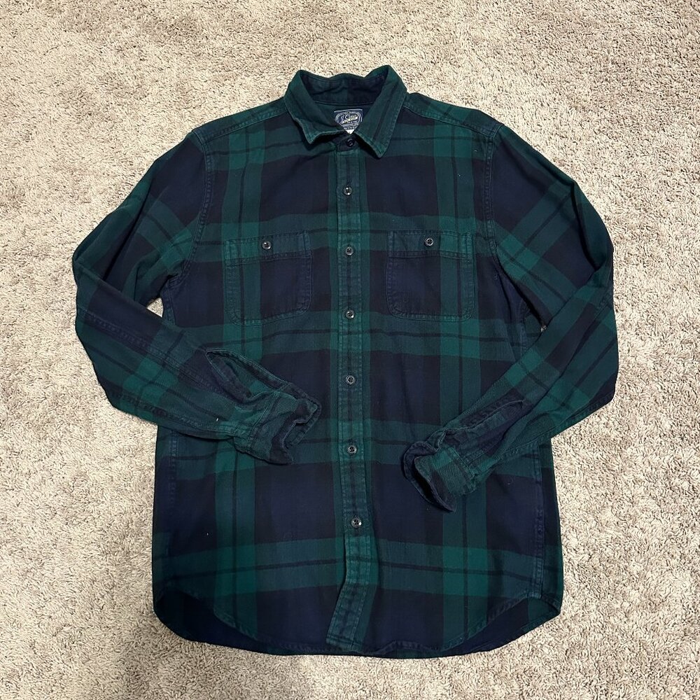Jcrew blackwatch plaid flannel
